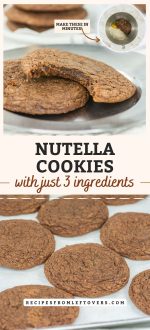 Easy 3-Ingredient Nutella Cookies Recipe - Recipes From Leftovers
