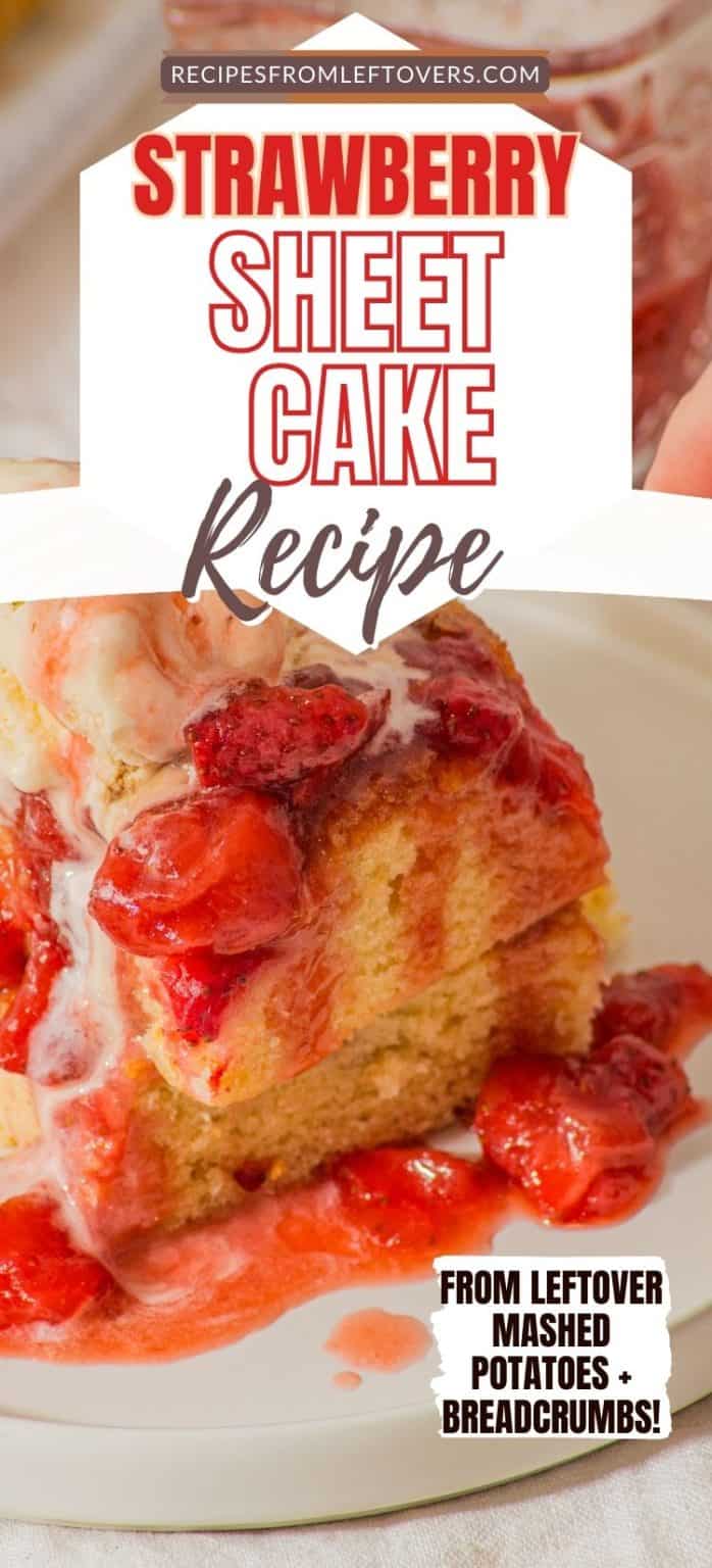 Best Strawberry Sheet Cake Recipe with Cream Cheese - Recipes From ...